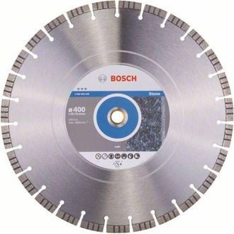 Bosch 2 608 602 649 - Disco De Corte De Diamante Best For Stone - 400 X 20,00+25,40 X 3,2 X 12 Mm (pack De 1)