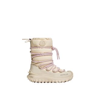 Moncler Moncler Trailgrip Apr&egrave;s High Boots, Women, White, Size: 39