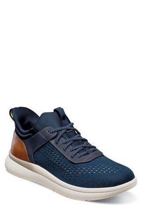 Florsheim Fleet Knit Elastic Sneaker in Navy at Nordstrom Rack, Size 9.5