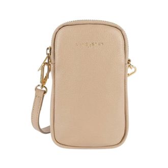 Lancaster Dune Telefoontasje - Dames - Accessoires - Bruin - Maat: ONE Size Leer