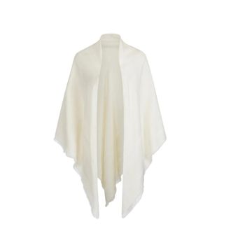 Elisabetta Franchi Jassen, Dames, Beige, ONE Size, Wol, Square Wool Scarf