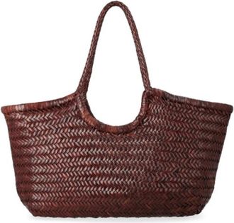 Dragon Diffusion Nantucket Tote Bag - Dames - Shoppers - Bruin - ONE Size - Leer - Tassen