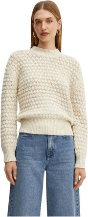 Silvian Heach Tilzi Trui - Dames - Truien - Beige - Maat: 2XL Acryl
