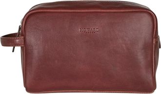 Howard London Easton Washbag - Heren - Toilettassen - Bruin - ONE Size - Leer - Tassen