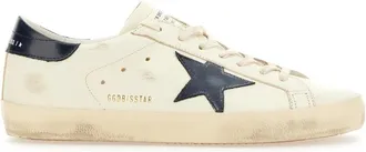 Golden Goose Superstar Distressed Goat Leather Sneakers