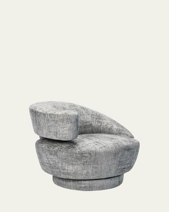 Interlude Home Arabella Left-Arm Swivel Chair