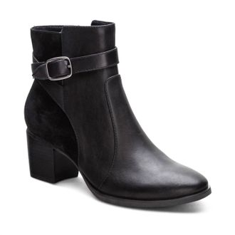 Aetrex Womens Rebecca Heel Boot In Black