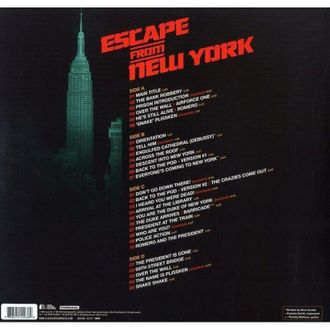 OEM John Carpenter Alan Howarth Escape From New York 2xlp Vinilo Rojo