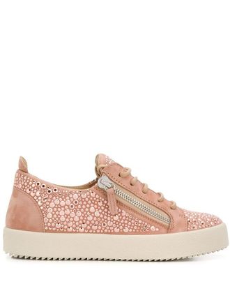 Giuseppe Zanotti Gail Crystal trainers - Pink