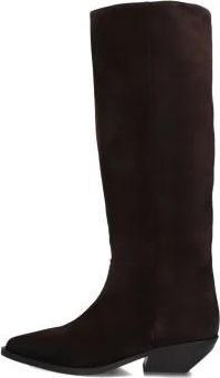 Elena Iachi Over-knee Laarzen - Dames - Cowboylaarzen - Bruin - 40 EU - Su&egrave;de - Schoenen