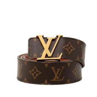 Louis Vuitton Pre-owned Belts, female, Brown, Size: ONE SIZE Pre-owned Reversible Monogram Canvas Belt