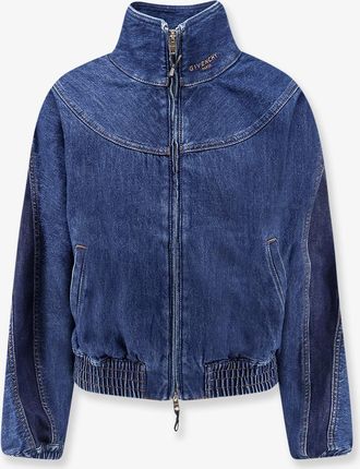 Givenchy Giacca di jeans con logo lettering ricamato - GIVENCHY - gender_Woman
