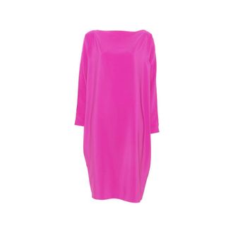 Gianluca Capannolo Margarita Slit-sleeve Boat-neck Midi Dress
