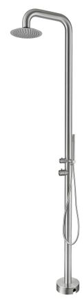 Puma Ducha Exterior 316l Agua Fr&iacute;a/caliente, Manguera, Rociador 25 Cm, Ducha De Mano Ts1008