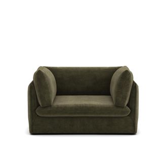 La Redoute Interieurs XL fauteuil Malo in getextureerd fluweel