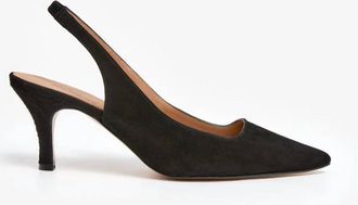 Flattered Womens Franchesca Suede Heel In Black