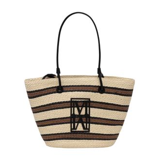Marc O'Polo Tassen, Dames, Veelkleurig, ONE Size, Katoen, Jana Tote