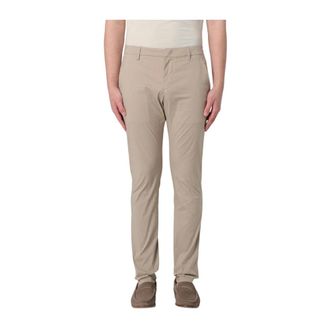 Dondup Slim-fit Trousers, male, Beige, W32, Solid Casual Trousers