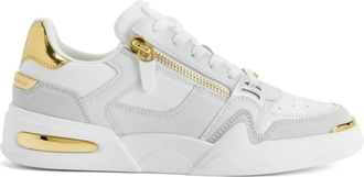 Giuseppe Zanotti Low-top sneaker met veters - Heren - Sneakers - Wit - 39 EU - Leer - Schoenen