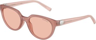 Tiffany & Co. TF4256D Asian Fit 844884 Womens Sunglasses Pink Size 55