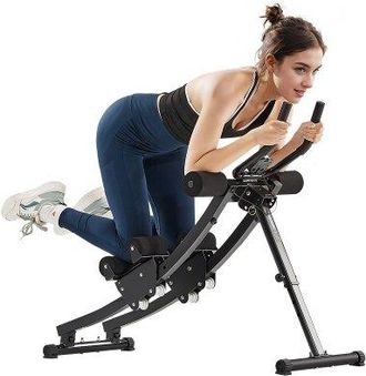 OEM M&aacute;quina De Ejercicios Abdominales Equipo De Entrenamiento Abdominal Doble Pista Para Gimnasio En Casa Capacidad De Peso De 200 Kg M&aacute;quina De Ejercicio