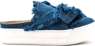 N&deg;21 Blauwe Denim Jeans voor Mannen - Dames - Slip ons - Blauw - 36 EU - Denim - Schoenen