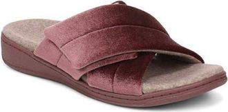 Vionic Relax II Plush Slide Sandal in Sable at Nordstrom, Size 9