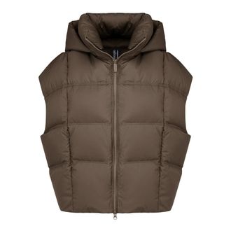 Bomboogie Chaqueta corta sin mangas de plum&oacute;n - Jackets - Hombre - Marr&oacute;n - XL