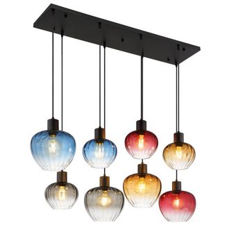 Globo Lighting L&aacute;mpara Colgante - Toy - Multicolor - Vidrio - Gran