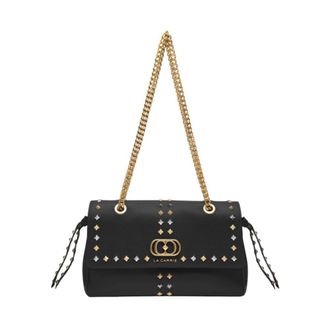 La Carrie Tassen, Dames, Zwart, ONE Size, Stijlvolle leren tas voor vrouwen