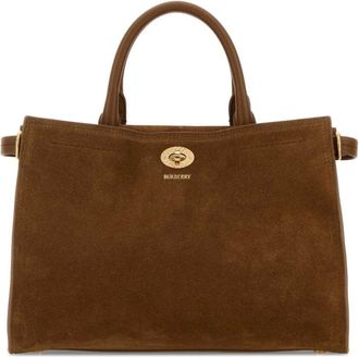 Burberry Handbags, female, Brown, Size: ONE SIZE Small Cotswolds Tote