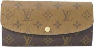Louis Vuitton Pre-owned Wallets, female, Brown, Size: ONE SIZE Pre-owned Vintage Canvas Wallet