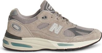 New Balance 991 Grey Suede Sneakers