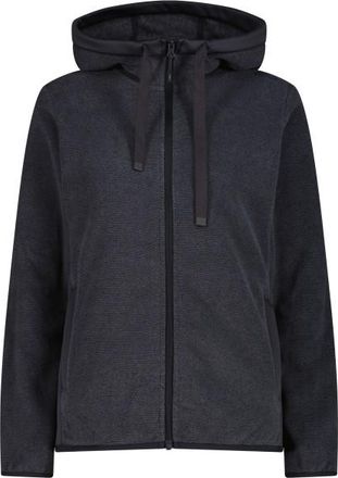 F.lli Campagnolo Jacket Fix Hood 36H2626 Fleecejacke f&uuml;r Damen | schwarz/grau
