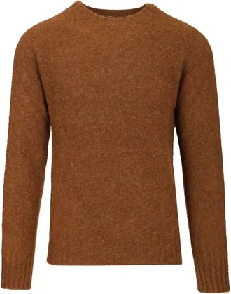 Howlin Truien & Vesten, Heren, Bruin, S, Wol, Birth of the Cool Crew Neck Sweater