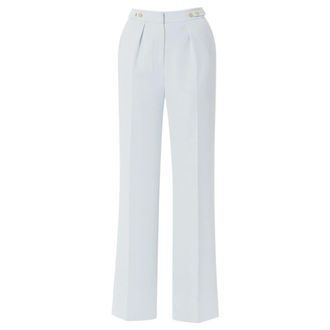 Elisabetta Franchi Dames, Broeken, Blauw, Maat: M Poliester