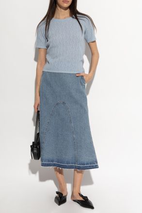 Munthe Braylin Denim Skirt, Womens, Blue