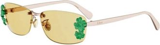 Dior Clover S1U Zonnebril - Dames - Zonnebrillen - Roze - 63 MM - Accessoires