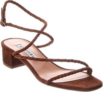 Aquazzura Luca 35 Suede Sandal