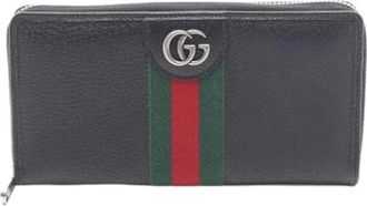 Gucci Pre-owned Wallets, male, Black, Size: ONE SIZE Pre-owned 834694 Long wallet (bi-fold)