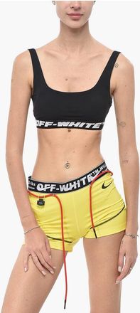 Off-white ATHLEISURE Sporty Top with Branded Elastic Band size 36