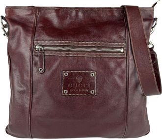 Gucci Brown Leather Shoulder Bag (Pre-Owned)