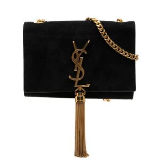 Saint Laurent Pre-owned Saint Laurent Small Suede Monogram Kate Tassel Crossbody Ladies 2YO07BTHIHCDMBEE