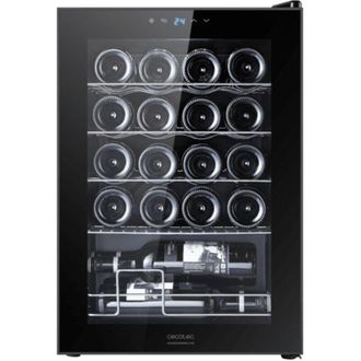 Cecotec Cecotec Wine Cooler, Wine Fridge de 20 Bottles Bolero GrandSommelier 2050 Black Compressor. Temperatura regolabile de 5-18&ordm;C, alte prestazioni