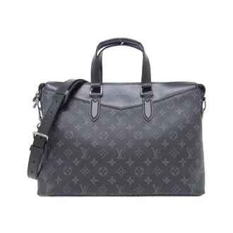 Louis Vuitton Monogram Eclipse Black Coated Canvas Briefcase (Pre-Owned)