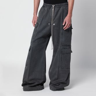 Rick Owens Jumbo Belas Gravel Cotton Cargo Pants
