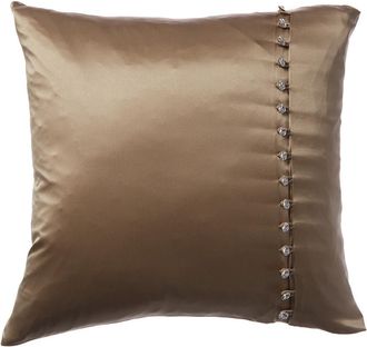 Ann Gish Crystal Button Pillow