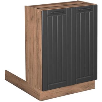 Vicco Isla De Cocina Fame-line, Gris Oscuro, 60 Cm Sin Encimera, Vicco