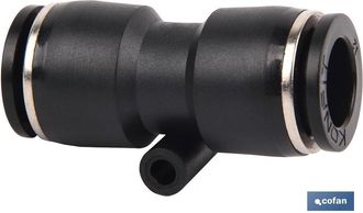 cofan Empalmes Rectos (10 Unds) Racores Enchufe R&aacute;pido En Pl&aacute;stico Cofan 10 Mm