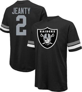 Majestic Threads Mens Majestic Threads Ashton Jeanty Black Las Vegas Raiders 2025 NFL Draft First Round Pick Oversized T-Shirt at Nordstrom, Size X-Large